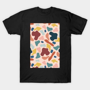 Abstract Paint Pattern Larger Scale Graphic T-Shirt